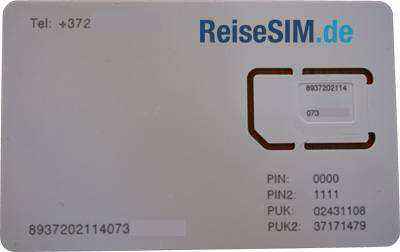 ReiseSIM Prepaid SIM Karte für USA inkl. 10 Euro Guthaben