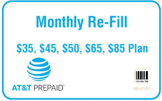 AT&T Nachladeguthaben für Folgemonat